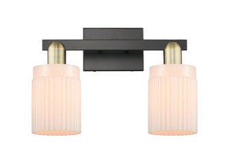 Arcadia Two Light Bath Vanity in Black Antique Brass (405|716-2W-BAB-G341)
