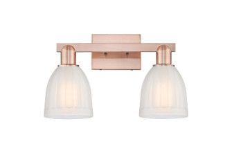 Arcadia Two Light Bath Vanity in Antique Copper (405|716-2W-AC-G441)