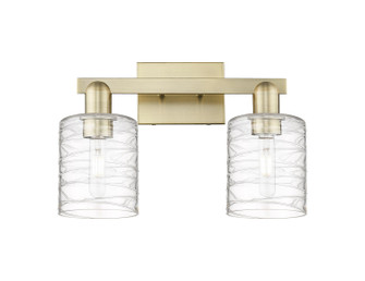 Arcadia Two Light Bath Vanity in Antique Brass (405|716-2W-AB-G1113)