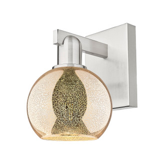 Arcadia One Light Wall Sconce in Brushed Satin Nickel (405|716-1W-SN-G128-6)