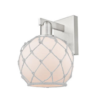 Arcadia One Light Wall Sconce in Brushed Satin Nickel (405|716-1W-SN-G121-8RW)