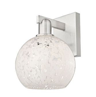 Arcadia One Light Wall Sconce in Brushed Satin Nickel (405|716-1W-SN-G1216-8WM)