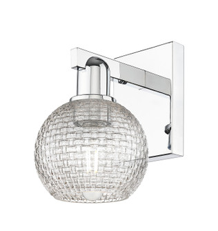 Arcadia One Light Wall Sconce in Polished Chrome (405|716-1W-PC-G122C-6CL)
