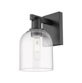 Arcadia One Light Wall Sconce in Matte Black (405|716-1W-BK-G558-6CL)