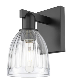 Arcadia One Light Wall Sconce in Matte Black (405|716-1W-BK-G442)