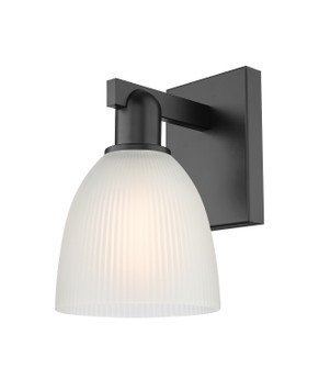 Arcadia One Light Wall Sconce in Matte Black (405|716-1W-BK-G381)