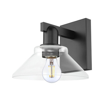 Arcadia One Light Wall Sconce in Matte Black (405|716-1W-BK-G132)