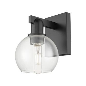 Arcadia One Light Wall Sconce in Matte Black (405|716-1W-BK-G122-6)