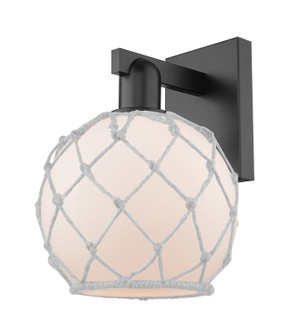 Arcadia One Light Wall Sconce in Matte Black (405|716-1W-BK-G121-8RW)