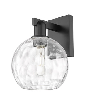 Arcadia One Light Wall Sconce in Matte Black (405|716-1W-BK-G1215-8)
