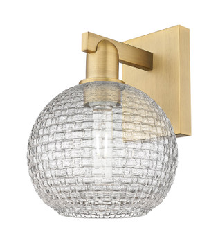 Arcadia One Light Wall Sconce in Brushed Brass (405|716-1W-BB-G122C-8CL)