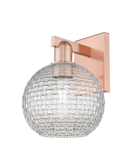 Arcadia One Light Wall Sconce in Antique Copper (405|716-1W-AC-G122C-8CL)