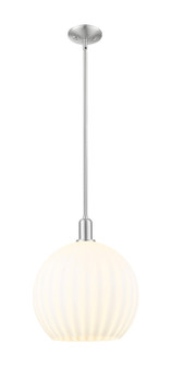 Arcadia One Light Mini Pendant in Brushed Satin Nickel (405|716-1S-SN-G1217-14WV)