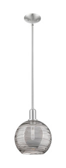Arcadia One Light Mini Pendant in Brushed Satin Nickel (405|716-1S-SN-G1213-10SM)