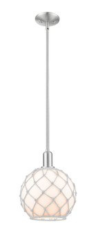 Arcadia One Light Mini Pendant in Brushed Satin Nickel (405|716-1S-SN-G121-10RW)