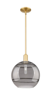 Arcadia One Light Mini Pendant in Satin Gold (405|716-1S-SG-G556-12SM)