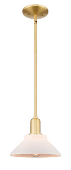 Arcadia One Light Mini Pendant in Satin Gold (405|716-1S-SG-G131)