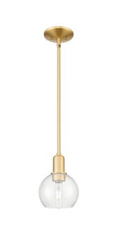 Arcadia One Light Mini Pendant in Satin Gold (405|716-1S-SG-G122-6)