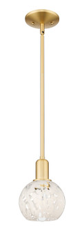Arcadia One Light Mini Pendant in Satin Gold (405|716-1S-SG-G1216-6WM)
