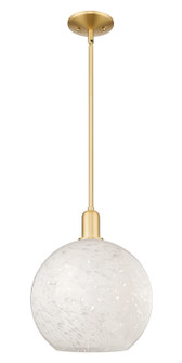 Arcadia One Light Mini Pendant in Satin Gold (405|716-1S-SG-G1216-12WM)