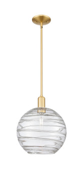Arcadia One Light Mini Pendant in Satin Gold (405|716-1S-SG-G1213-12CL)
