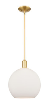 Arcadia One Light Mini Pendant in Satin Gold (405|716-1S-SG-G121-12)
