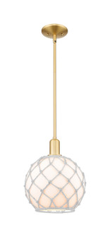 Arcadia One Light Mini Pendant in Satin Gold (405|716-1S-SG-G121-10RW)