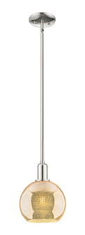 Arcadia One Light Mini Pendant in Polished Nickel (405|716-1S-PN-G128-8)