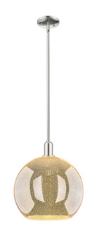 Arcadia One Light Mini Pendant in Polished Nickel (405|716-1S-PN-G128-14)