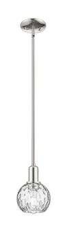 Arcadia One Light Mini Pendant in Polished Nickel (405|716-1S-PN-G1215-6)
