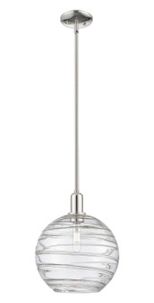 Arcadia One Light Mini Pendant in Polished Nickel (405|716-1S-PN-G1213-12CL)