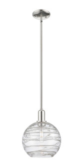 Arcadia One Light Mini Pendant in Polished Nickel (405|716-1S-PN-G1213-10CL)