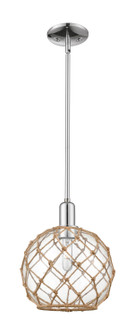Arcadia One Light Mini Pendant in Polished Chrome (405|716-1S-PC-G122-10RB)