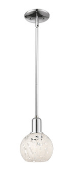 Arcadia One Light Mini Pendant in Polished Chrome (405|716-1S-PC-G1216-6WM)