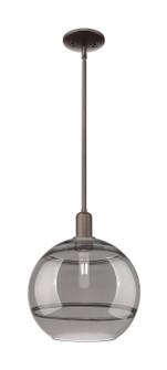 Arcadia One Light Mini Pendant in Oil Rubbed Bronze (405|716-1S-OB-G556-12SM)