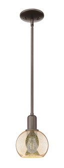 Arcadia One Light Mini Pendant in Oil Rubbed Bronze (405|716-1S-OB-G128-6)