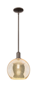 Arcadia One Light Mini Pendant in Oil Rubbed Bronze (405|716-1S-OB-G128-10)