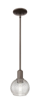 Arcadia One Light Mini Pendant in Oil Rubbed Bronze (405|716-1S-OB-G122C-6CL)