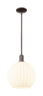 Arcadia One Light Mini Pendant in Oil Rubbed Bronze (405|716-1S-OB-G1217-12WV)