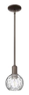 Arcadia One Light Mini Pendant in Oil Rubbed Bronze (405|716-1S-OB-G1215-6)
