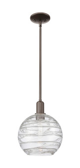 Arcadia One Light Mini Pendant in Oil Rubbed Bronze (405|716-1S-OB-G1213-10CL)