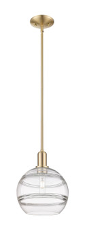 Arcadia One Light Mini Pendant in Champagne Bronze (405|716-1S-CB-G556-10CL)