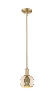 Arcadia One Light Mini Pendant in Champagne Bronze (405|716-1S-CB-G128-6)