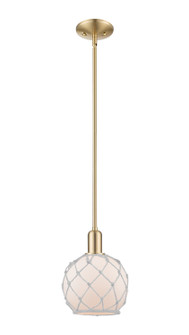 Arcadia One Light Mini Pendant in Champagne Bronze (405|716-1S-CB-G121-8RW)