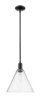 Arcadia One Light Mini Pendant in Matte Black (405|716-1S-BK-GBC-124)