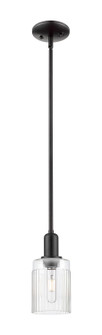 Arcadia One Light Mini Pendant in Matte Black (405|716-1S-BK-G342)