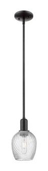 Arcadia One Light Mini Pendant in Matte Black (405|716-1S-BK-G292)