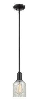 Arcadia One Light Mini Pendant in Matte Black (405|716-1S-BK-G2511)
