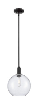 Arcadia One Light Mini Pendant in Matte Black (405|716-1S-BK-G124-10)