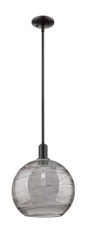 Arcadia One Light Mini Pendant in Matte Black (405|716-1S-BK-G1213-12SM)